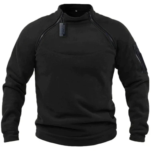 Emil - Militærstil Fleece-Pullover