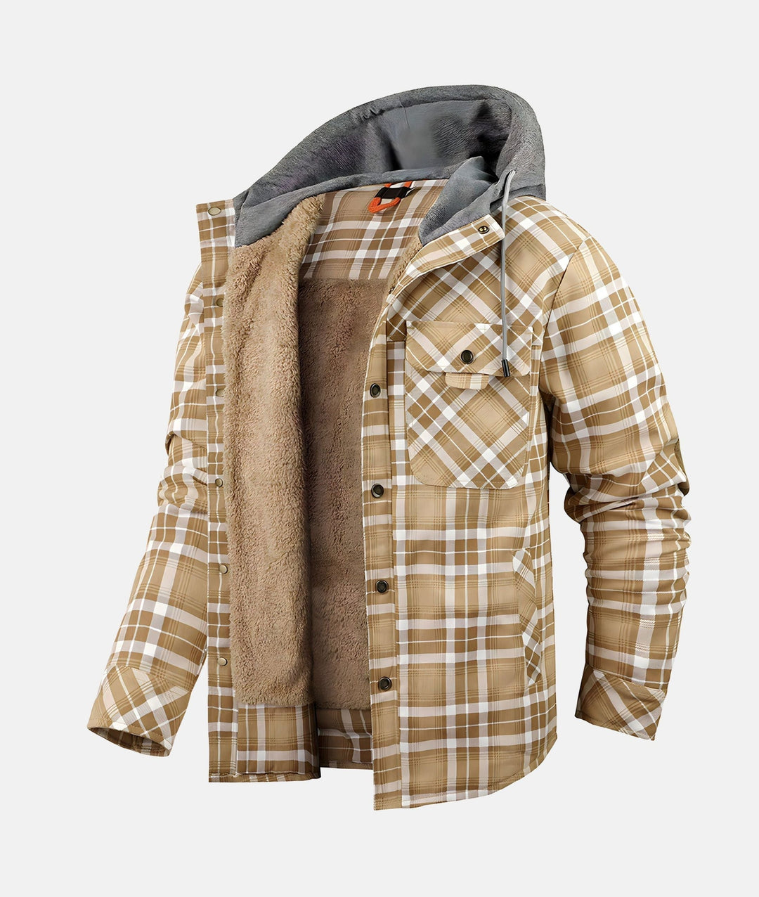 Frederik Fleece-foret flannel-jakke