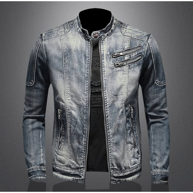 Anders Denim Moto Jakke