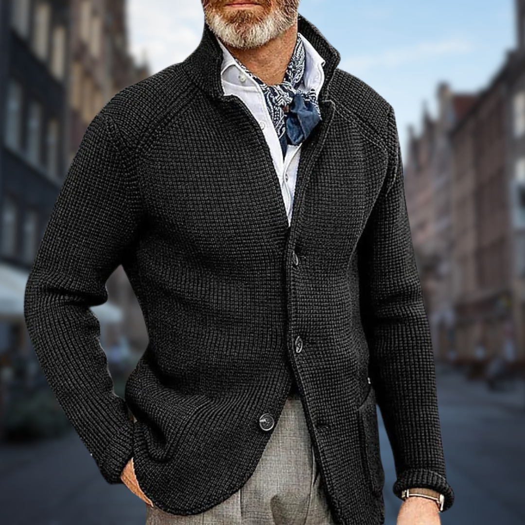 Nicolas™ - Blød og elegant herre cardigan