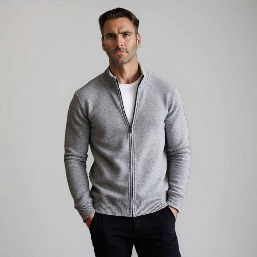 Knud | ELEGANT ZIP CARDIGAN