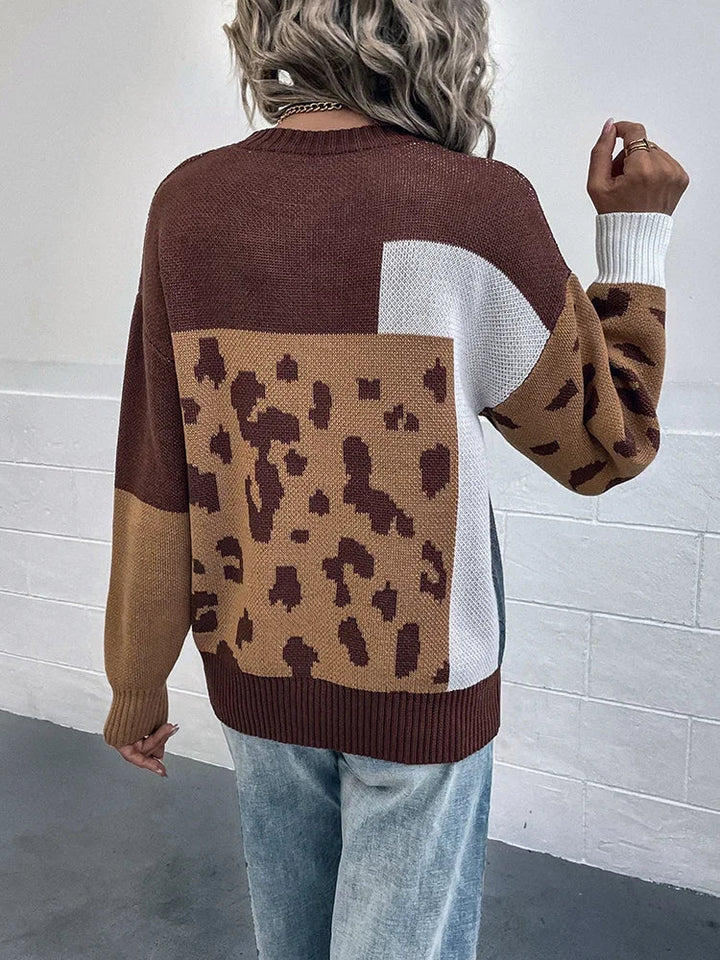 Lindegaard™ | Patchwork Leopard Vintage Sweatshirt