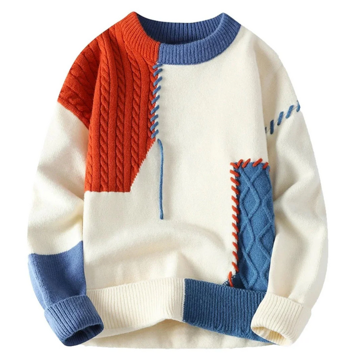 Cozy Patch - Stilfuld Patchwork-Sweater