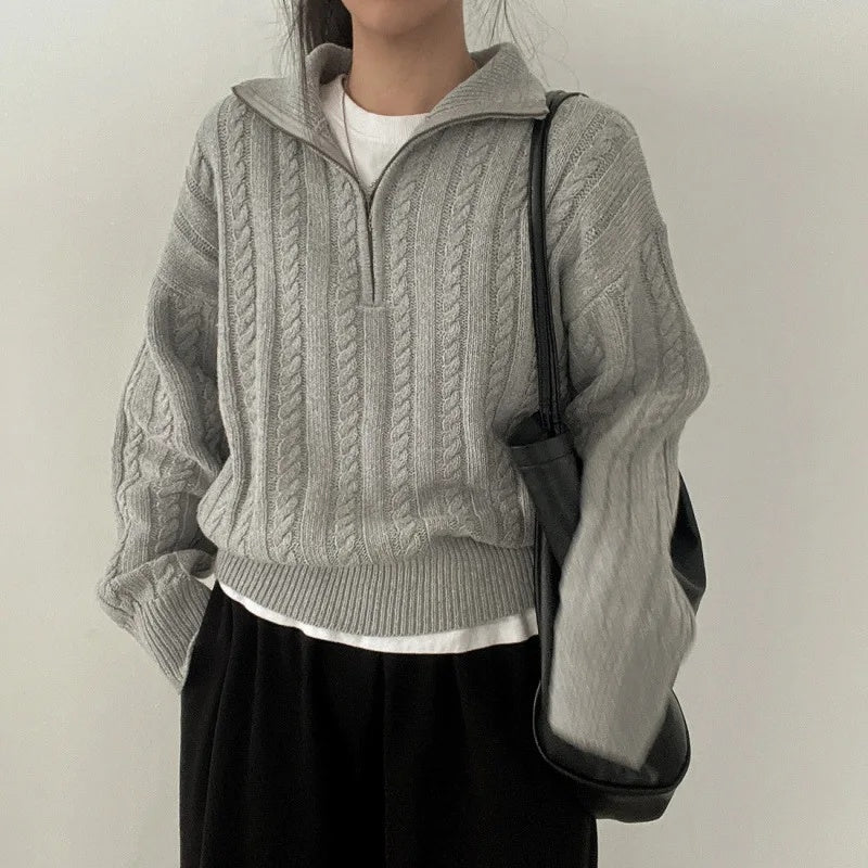 KIM I Zip-Pullover