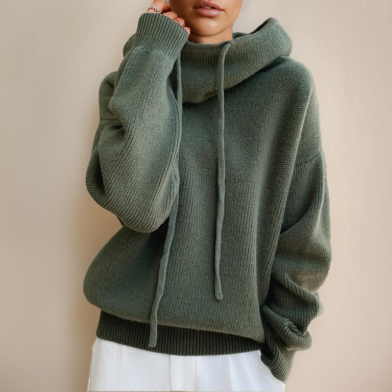 ANETTE - STRIKKET HOODIE