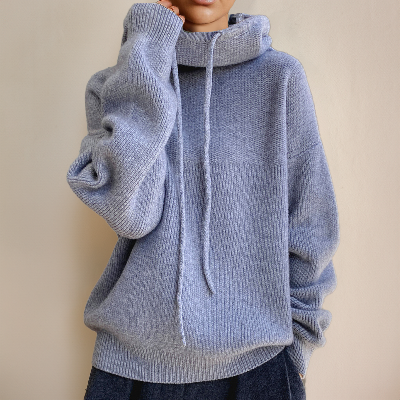 ANETTE - STRIKKET HOODIE